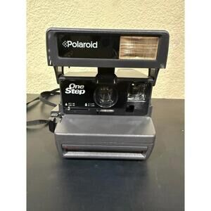 Polaroid One Step Close Up 600 Film Instant Camera With Strap -tested